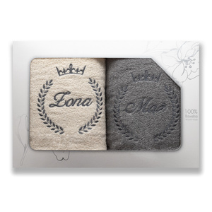 Towel Set 2pcs. 70x140 Carol 34