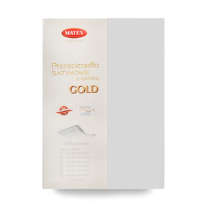 Bed sheet 220 x 200 Satin with Eraser Gold 42