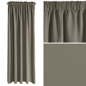 Curtain 135 x 270 Decorative Parisa Cappuccino