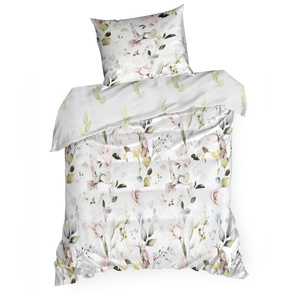 Bedding 140 x 200 2 pcs Satin Cotton Lea 08