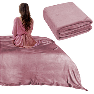 Blanket 160 x 200 Microfiber Solid Juana 10