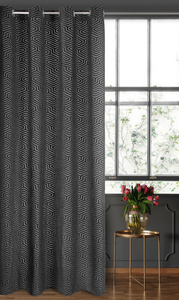 Curtain 140 x 250 Decorative Velvet Inga Black