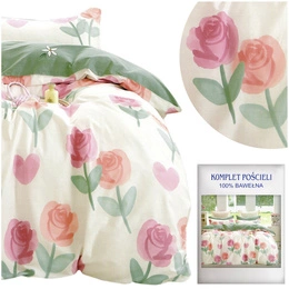 Bedding 160 x 200 3pc Satin Cotton No. A1710
