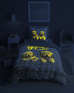 Bedding set 140 x 200 2 pcs FLUO Youth Jaime 5553A
