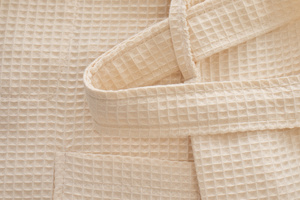 Gofer Waffle Cotton Bathrobe Murat XL Cream
