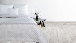 Bedspread 170 x 210 Quilted Velvet Luiz5 J.Silver