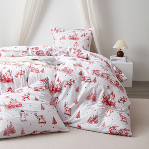 Bedding 160 x 200 3pc Satin Cotton Laponia