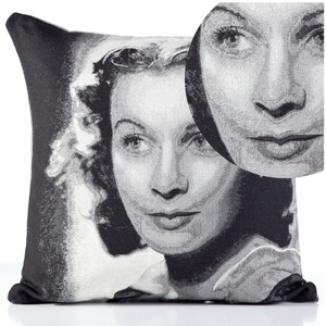 Lady Tapestry Pillowcase 45 x 45 Ash