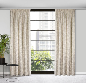 Curtain 140 x 270 Decorative Velvet Rivia Cream