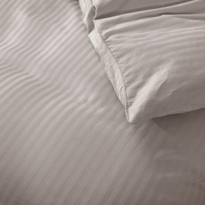 Bedding 140 x 200 2pc Cotton Adamash Taupe