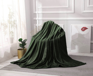 Blanket 200 x 220 Microfiber Stamped Ardea Stripes 11