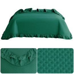 Quilted Bedspread 200 x 220 with Ruffle Rosella 05