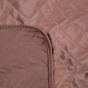 Bedspread 170 x 210 Quilted Velvet Luiz6 Pink