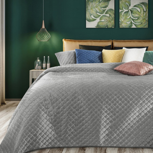 Bedspread 170 x 210 Decorative quilted pattern Ariel Silvern1