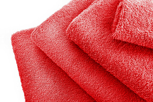 Towel 70 x 140 Cotton Bari 500g/m2 Red