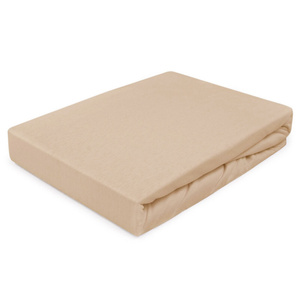 Jersey sheet with elastic 020_D Beige 140x200