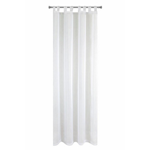 Lucy Decorative Curtain with Braces 140 x 250 White
