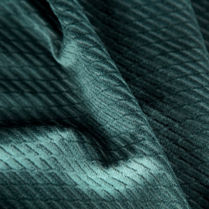 Velvet Eliza Curtain 140 x 250 Mint Sliver