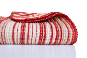 Blanket 180 x 220 Cotton-Acrylic Elif Stamped 05