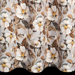 Curtain 140 x 250 Decorative Simona Beige+Brown