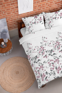 Bedding 220 x 200 3pc Flannel Cotton Laura 5626B