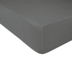 Terry sheet with elastic 041_D Anthracite 120x200