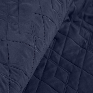 Bedspread 200 x 220 Quilted Decorative Boni2 Navy Blue