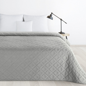 Quilt 220 x 240 Design Quilted Alara6 Silver