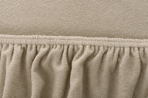 Terry sheet with elastic 032_C Light Beige 60x120