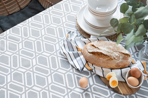 Tablecloth 140 x 320 Decorative Panama 3922A