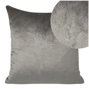 Pierre Velvet pillowcase 40 x 40 Steel