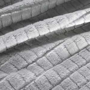 Blanket 200 x 220 Microfiber Design Cindy2 Silver