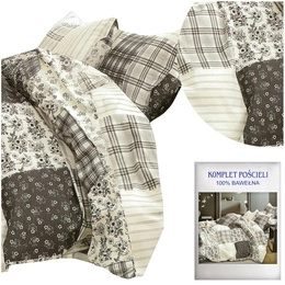 Bedding 160 x 200 3pcs Cotton Satin No. A1791