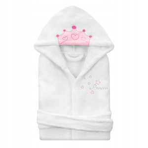 Children's Bathrobe with Hood L 130 Princess