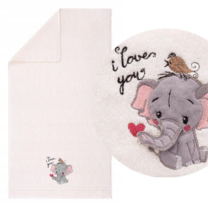 Towel 50 x 90 Children's Cotton 450g Elephant