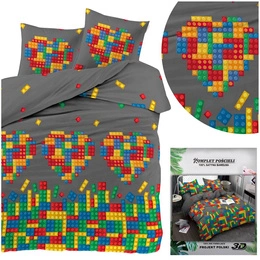 Bedding 160 x 200 3pc Satin Maria 2354