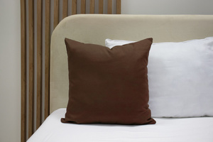 Cotton pillowcase 50 x 60 Solid Ola Brown