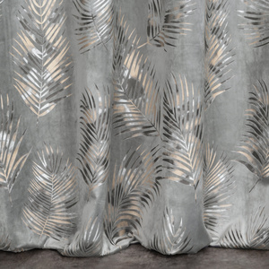 Gloria Steel+Grey Decorative Curtain 140 x 250