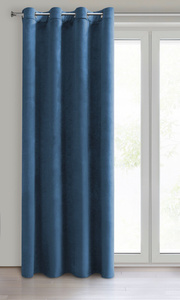 Curtain 140 x 250 Decorative Velvet Rosa Pomegranate