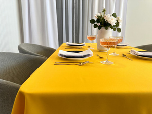 Tablecloth 120x200 Stain-Resistant Surbo Mustard