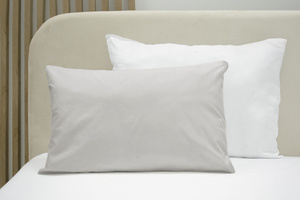 Cotton pillowcase 50 x 80 Uniform Ola Grey Grey
