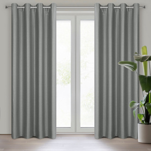 Ready Curtain Selina 140 x 250 Eyelets Steel