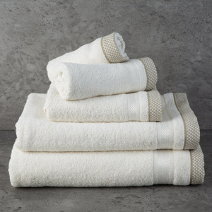Towel 50x90 Bath Frotte Abbie 02 Cream