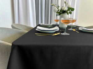 Tablecloth 120x200 Stain-Resistant Surbo Black