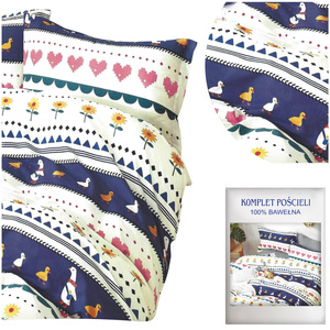 Cotton Satin Bedding No. A1396 160x200NP 3 parts