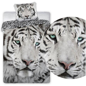 Pościel Młodzieżowa nr 366 Tygrys 140x200NP 2 części 70x90