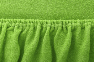 Terry sheet with elastic 025_D Dark Green 90x200