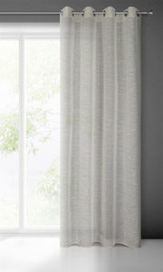 Curtain 140 x 250 Decorative Drawstring Amari Beige