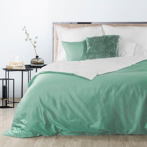 Bedding 140 x 200 2cz Satinova Nova3 White + Mint