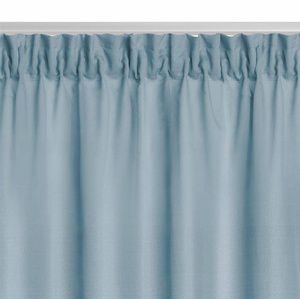 Curtain 140 x 175 Decorative Tape Viva Blue